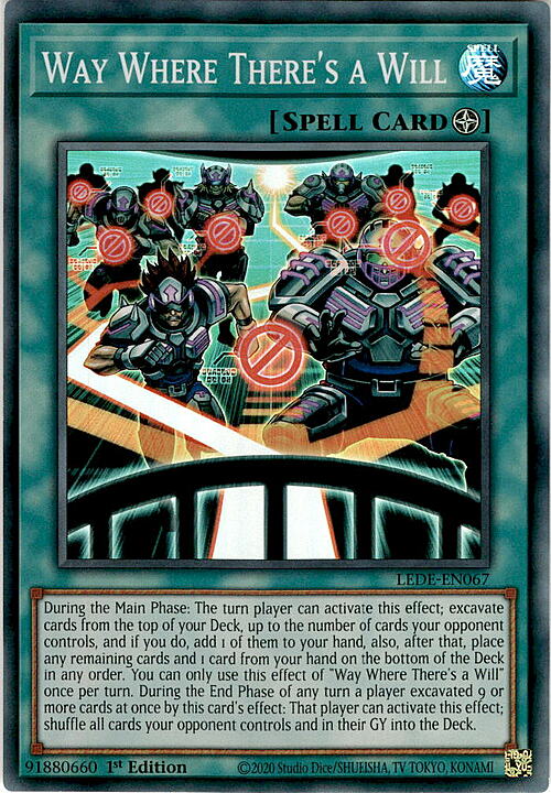 Way Where There's a Will Card Front