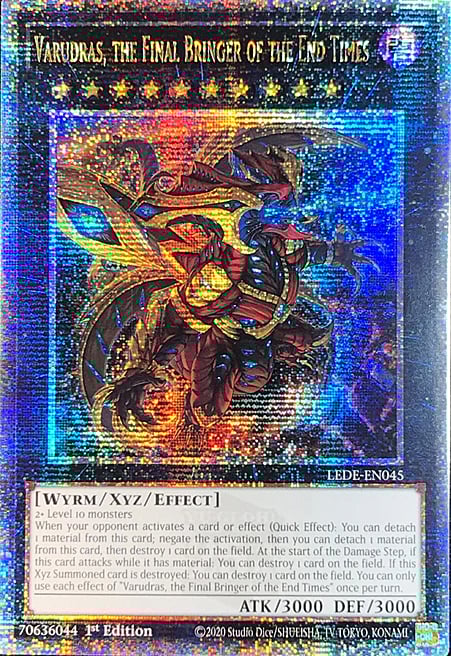 Varudras, the Final Bringer of the End Times Card Front