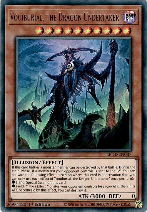 Vouiburial, il Becchino Drago Card Front