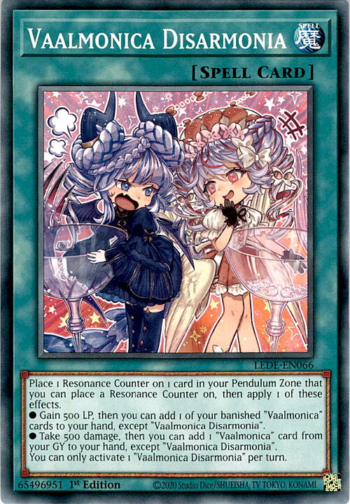 Vaalmonica Disarmonia Card Front