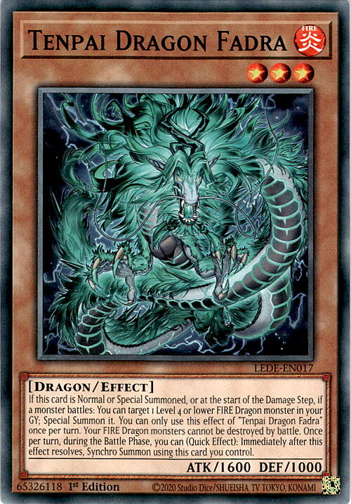 Tenpai Dragon Fadra Card Front