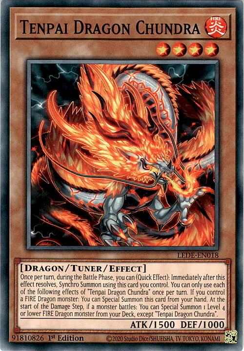 Tenpai Dragon Chundra Card Front