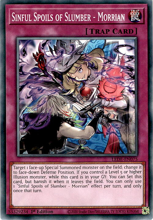 Sinful Spoils of Slumber - Morrian Card Front