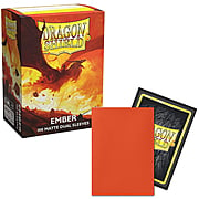 100 Dragon Shield Sleeves - Matte Dual Ember