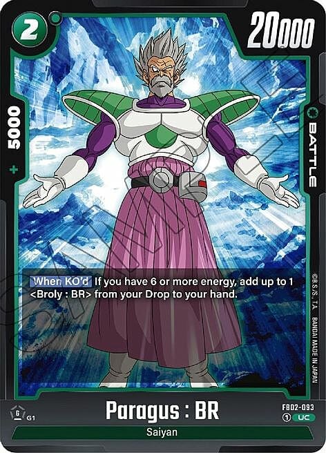 Paragus : BR Card Front