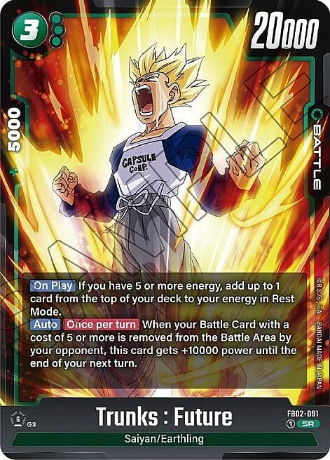Trunks : Future Card Front