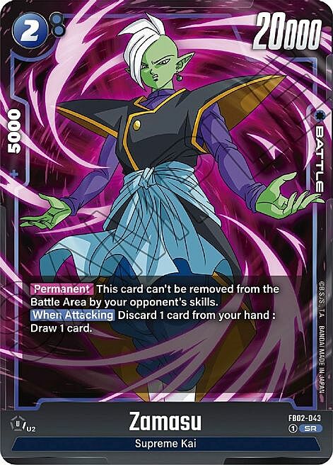 Zamasu Card Front