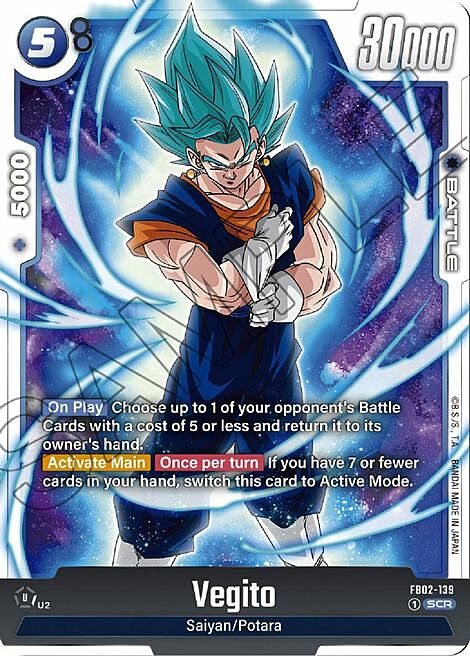 Vegito Card Front