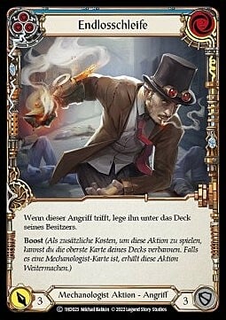 Over Loop - Blue Card Front