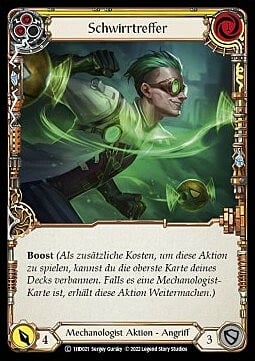 Zipper Hit - Yellow Card Front