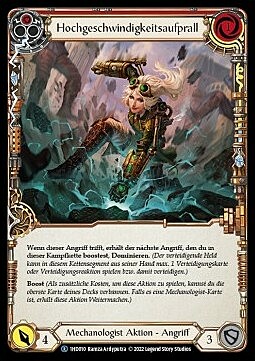 High Speed Impact - Red Card Front