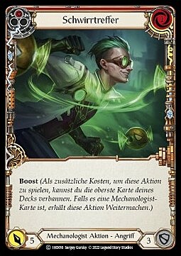 Zipper Hit - Red Card Front