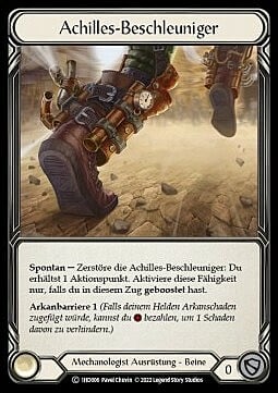 Achilles Accelerator Card Front