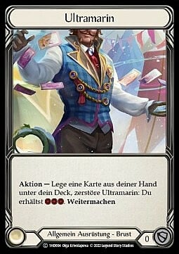 Deep Blue Card Front