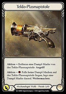 Teklo Plasma Pistol Card Front