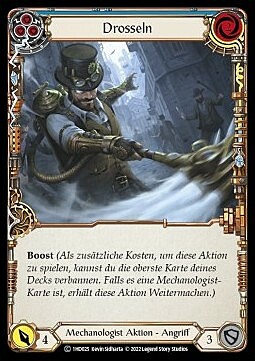 Throttle - Blue Card Front