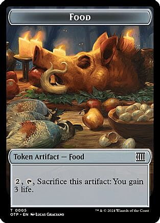 Food // Treasure Card Front