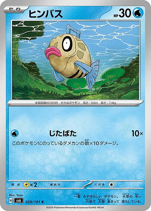Feebas Card Front