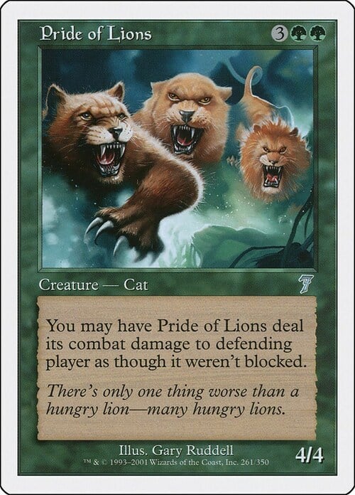 Pride of Lions Card Front