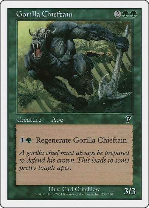 Capotribù dei Gorilla Card Front