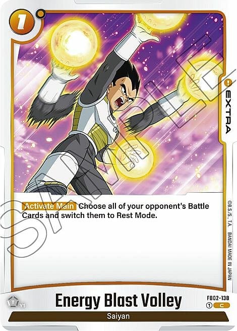 Energy Blast Volley Card Front
