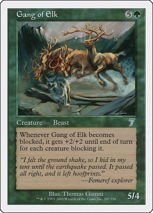 Gang of Elk Card Front