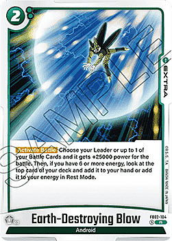 Earth-Destroying Blow Card Front