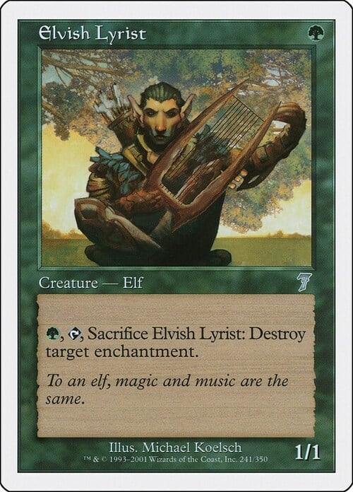 Elvish Lyrist Card Front