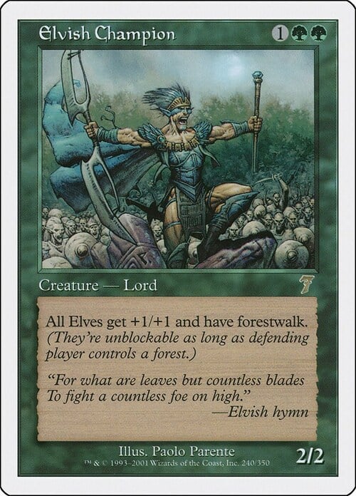 Elvish Champion Card Front