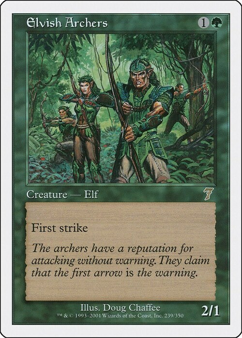 Elvish Archers Card Front