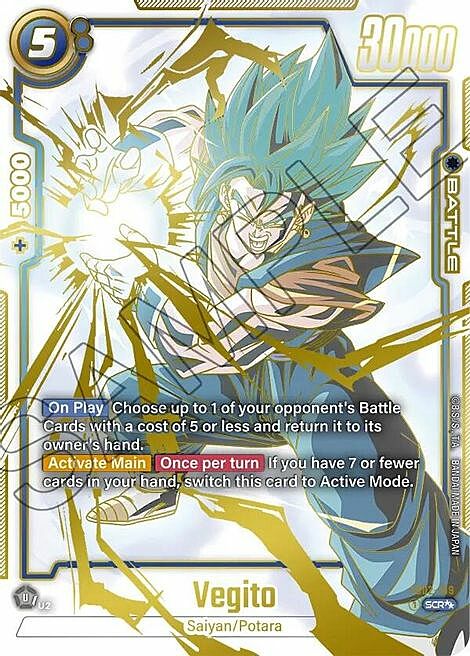 Vegito Card Front