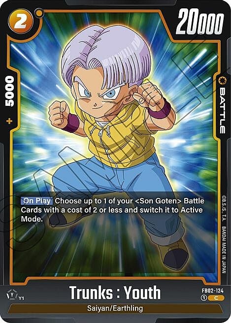 Trunks : Youth Card Front