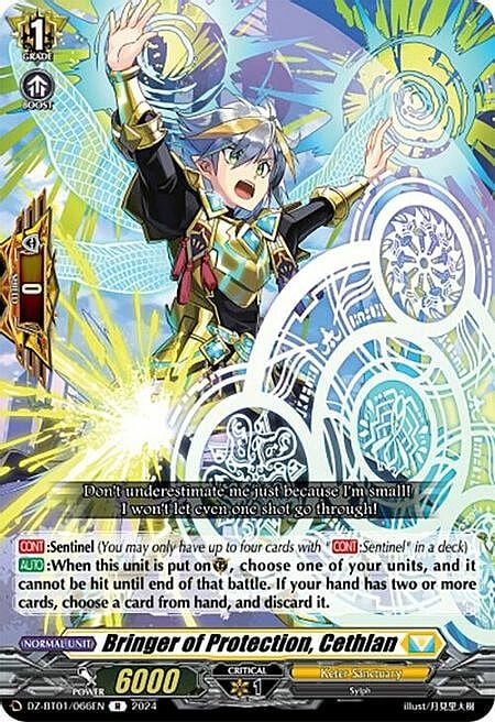 Bringer of Protection, Cethlan Card Front
