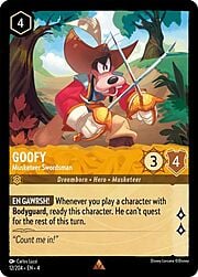 Goofy - Musketeer Swordsman