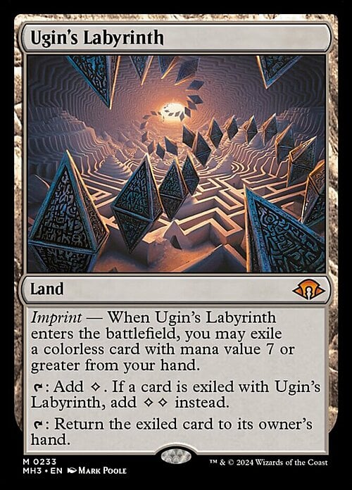 Ugin's Labyrinth Card Front