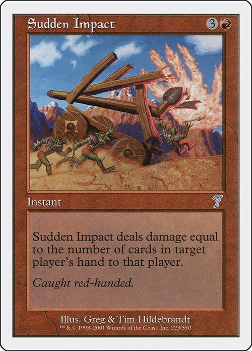 Sudden Impact Card Front