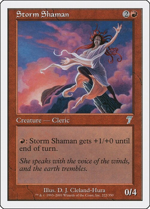 Storm Shaman Card Front