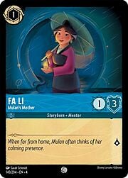Fa Li - Mulan's Mother 143