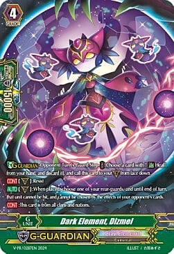 Dark Element, Dizmel Card Front