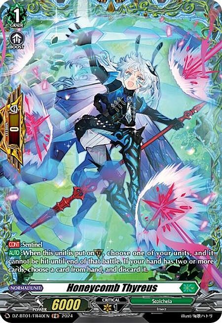 Honeycomb Thyreus Card Front