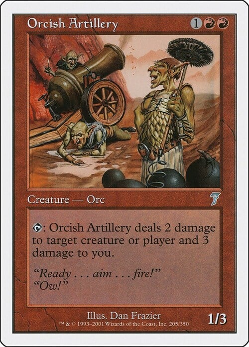 Orcish Artillery Card Front