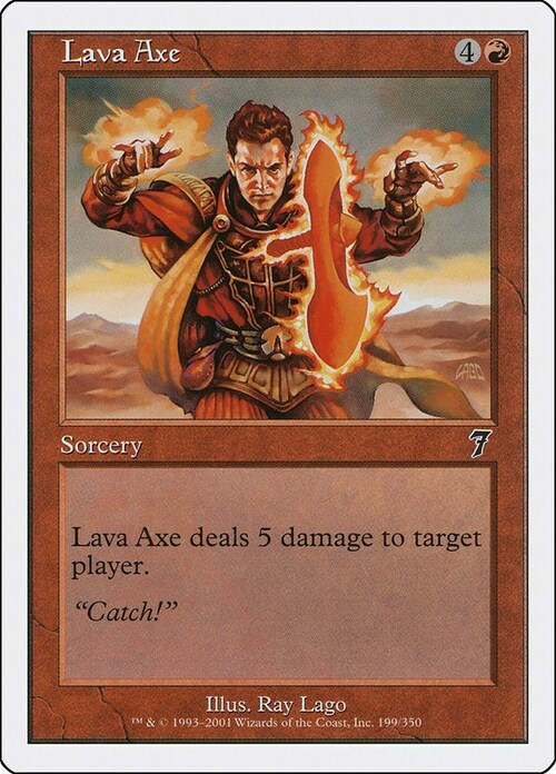 Lava Axe Card Front