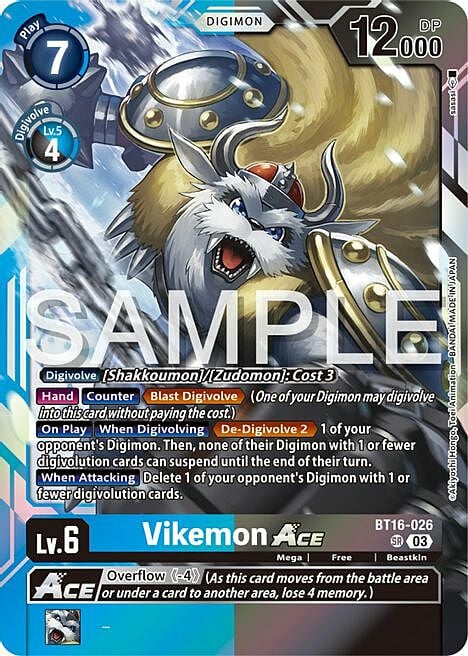 Vikemon Ace Card Front