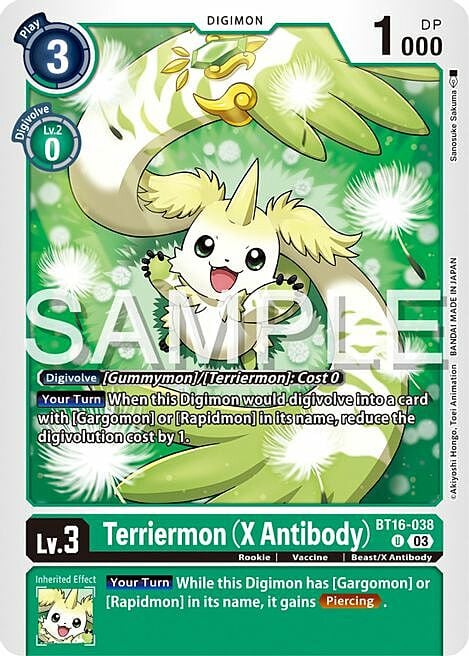 Terriermon Card Front