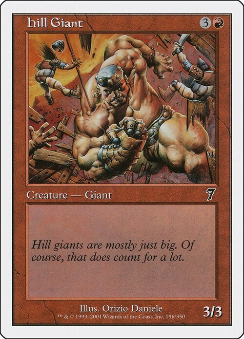Hill Giant Card Front