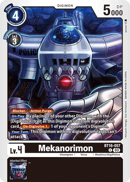 Mekanorimon Card Front