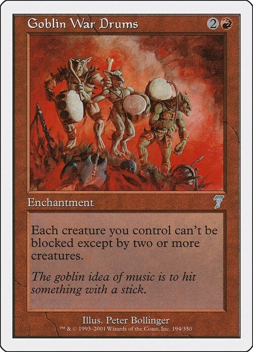 Tamburi di Guerra dei Goblin Card Front