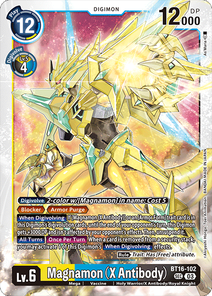 Magnamon (X Antibody) Card Front