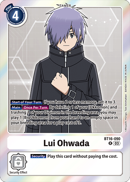Lui Ohwada Card Front