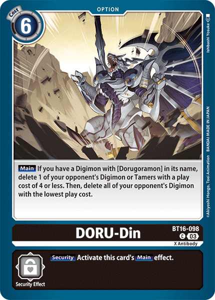 DORU-Din Card Front